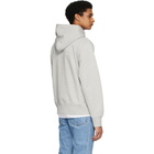 Helmut Lang Grey Standard Monogram Hoodie