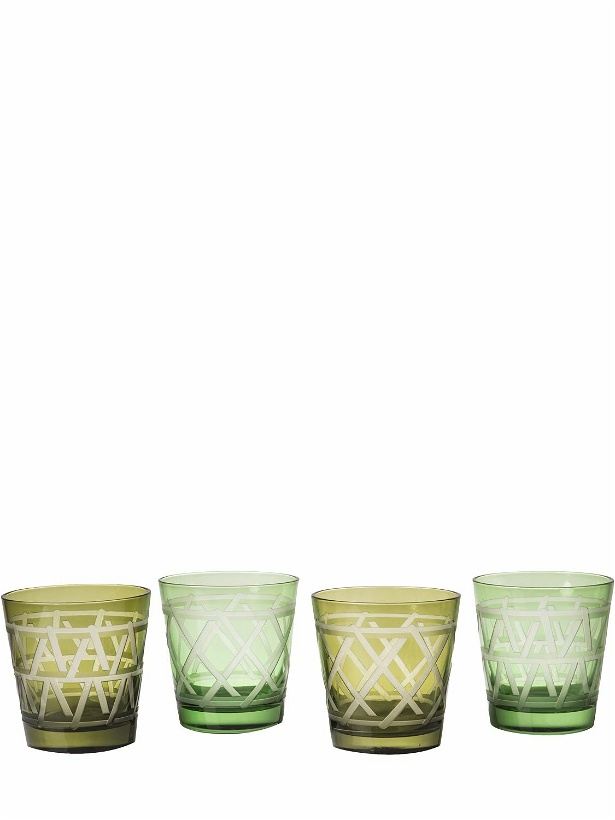 Photo: POLSPOTTEN - Tie Up Set Of 4 Glass Tumblers