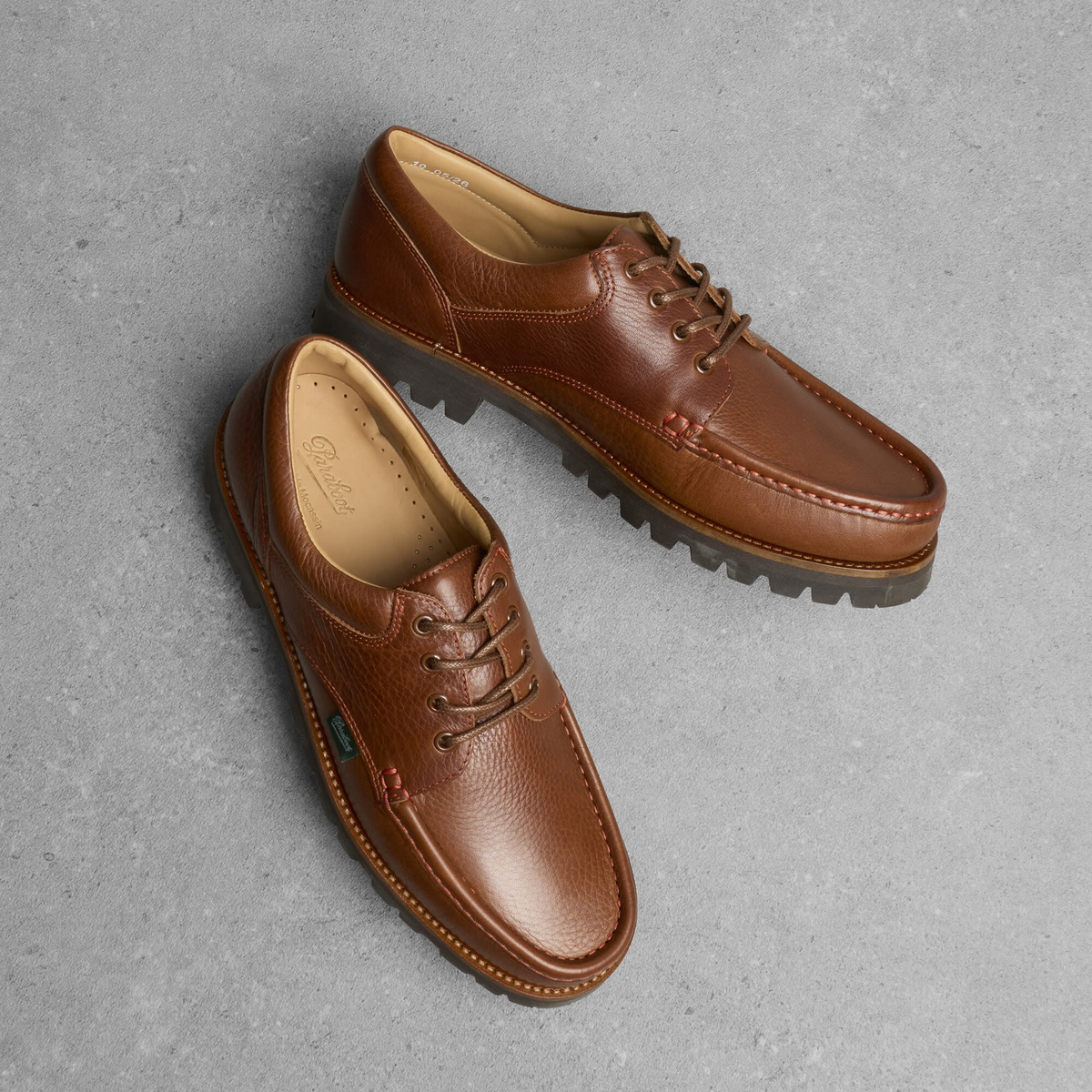 Paraboot Men's Thiers in Tan Grain