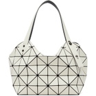 BAO BAO ISSEY MIYAKE White Boston Tote
