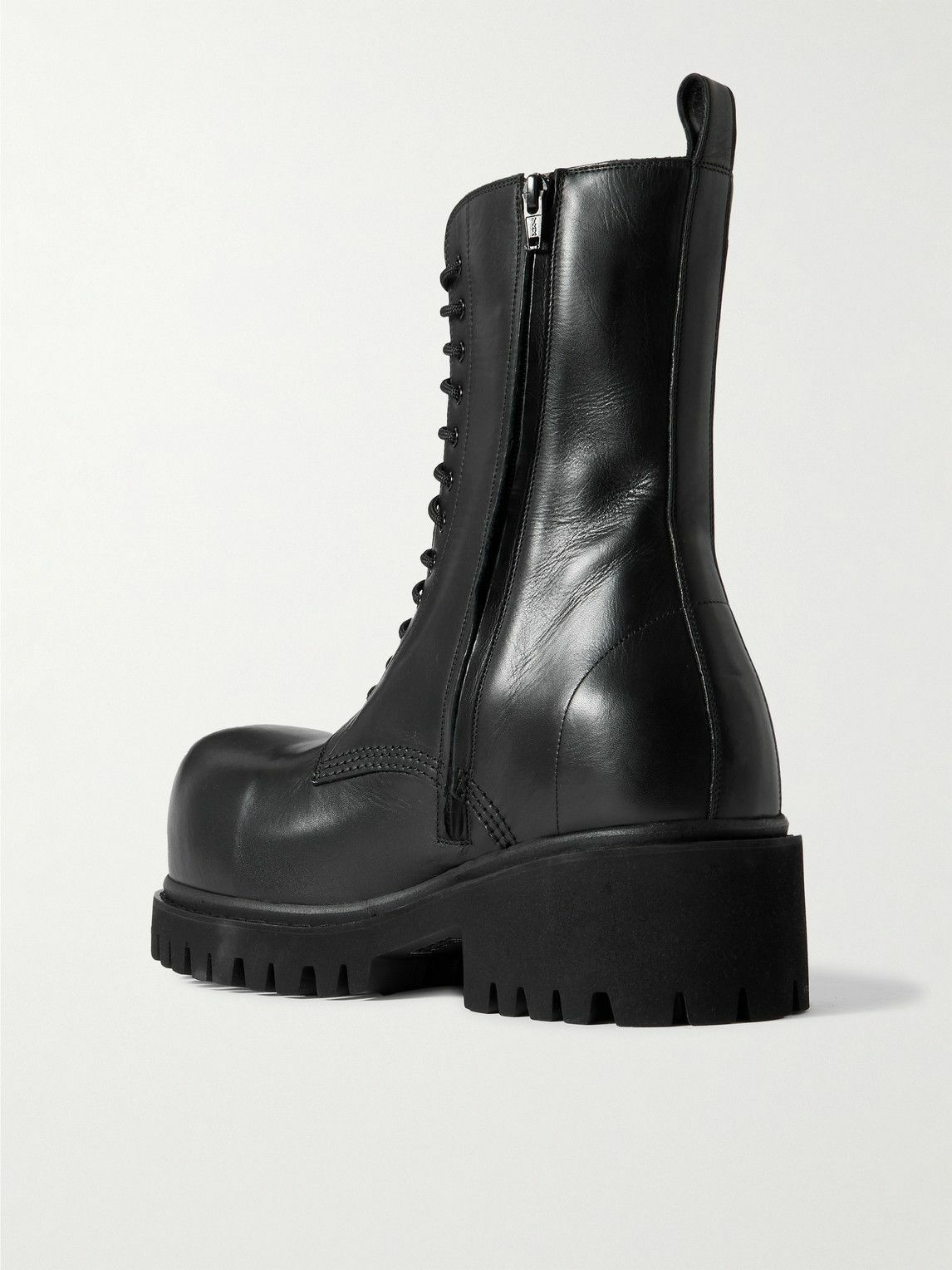 【美品】 BALENCIAGA STOMPER BOOTS 40 Balenciaga Black Stomper Boots Balenciaga