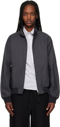 POST ARCHIVE FACTION (PAF) Gray Opening Bomber Jacket