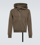 DRKSHDW by Rick Owens - Mountain asymmetric cotton hoodie