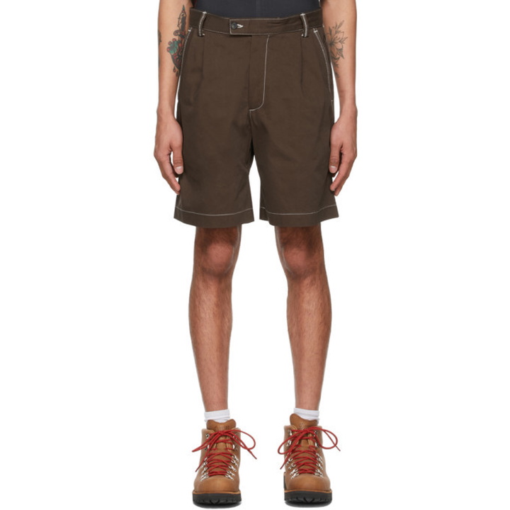 Photo: Phipps Brown Cotton Twill Dad Shorts