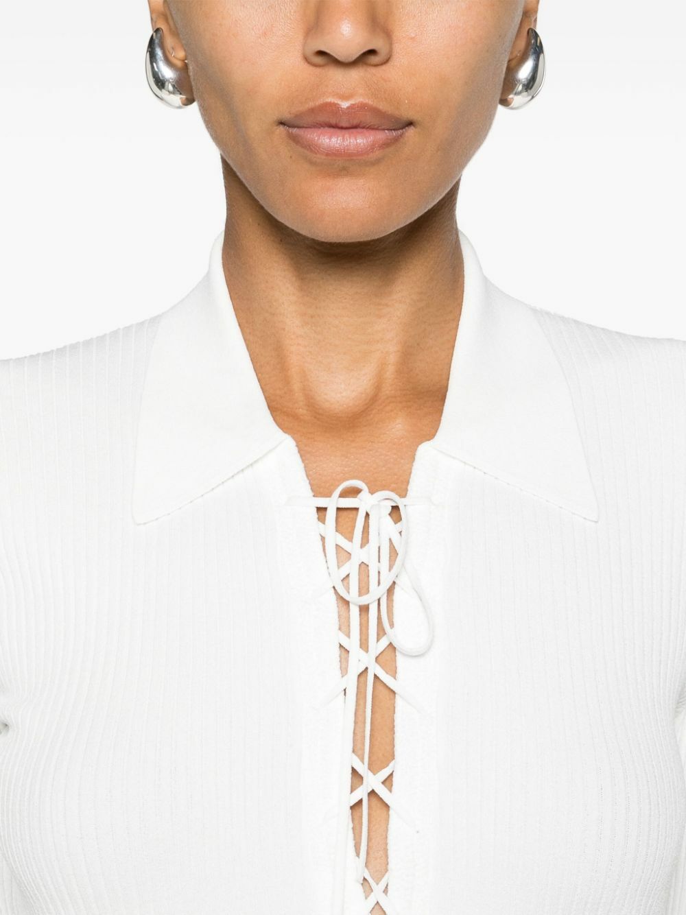 Bob Knit Blouse - Off White main image 1