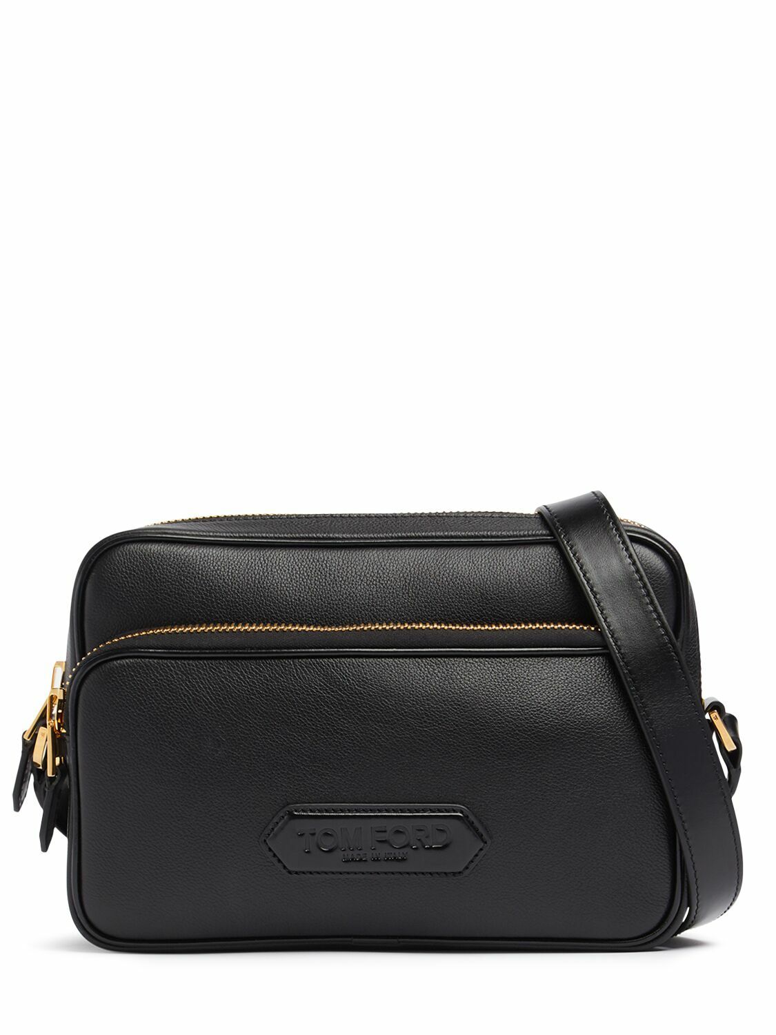 【関税＆送料込み】Tom Ford Black Leather Crossbody Bag 27564498_57377720_600.jpg