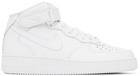 Nike White Air Force 1 Mid '07 Sneakers
