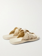 BOTTEGA VENETA - Intrecciato Canvas Slides - Neutrals - EU 43