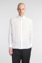 Laneus Shirt In White Silk