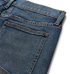 Rhude - Skinny-Fit Snap-Detailed Denim Jeans - Blue