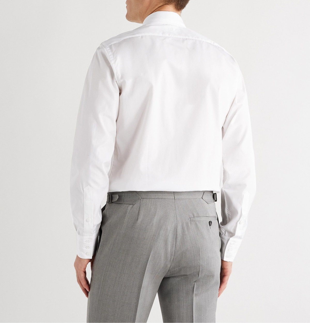 Kingsman - Turnbull & Asser Slim-Fit Pinned-Collar Striped Cotton Shirt ...