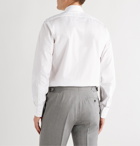 Kingsman - Turnbull & Asser Slim-Fit Pinned-Collar Striped Cotton Shirt - White