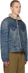 Polo Ralph Lauren Blue Faded Denim Jacket