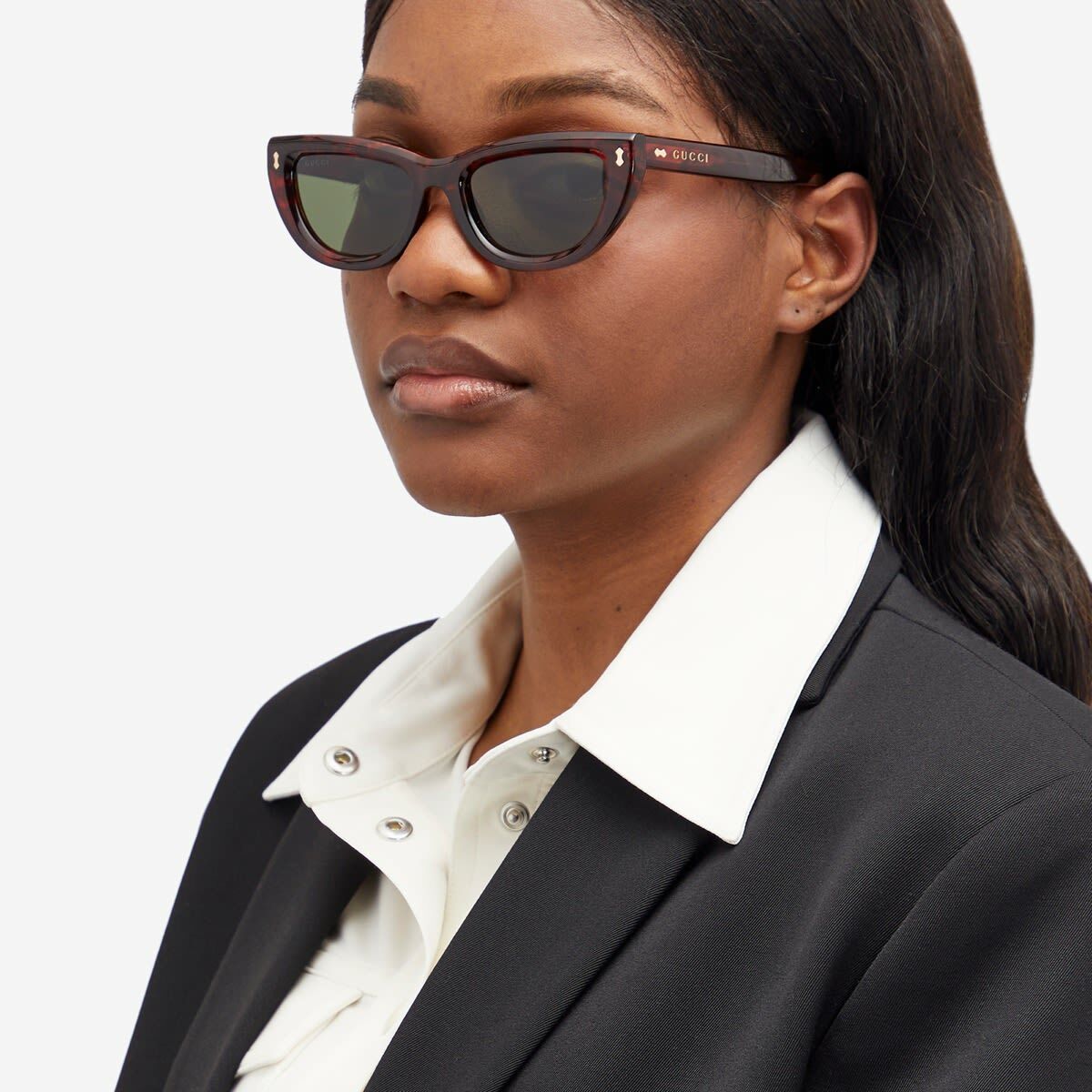 Gucci Black Rivetto Women\'s Sunglasses Gucci Women main image 3