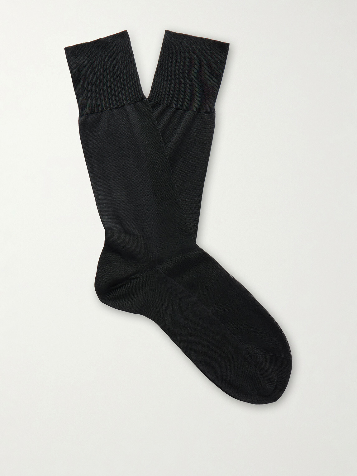 Falke - Set of Two Silk-Blend Socks - Black