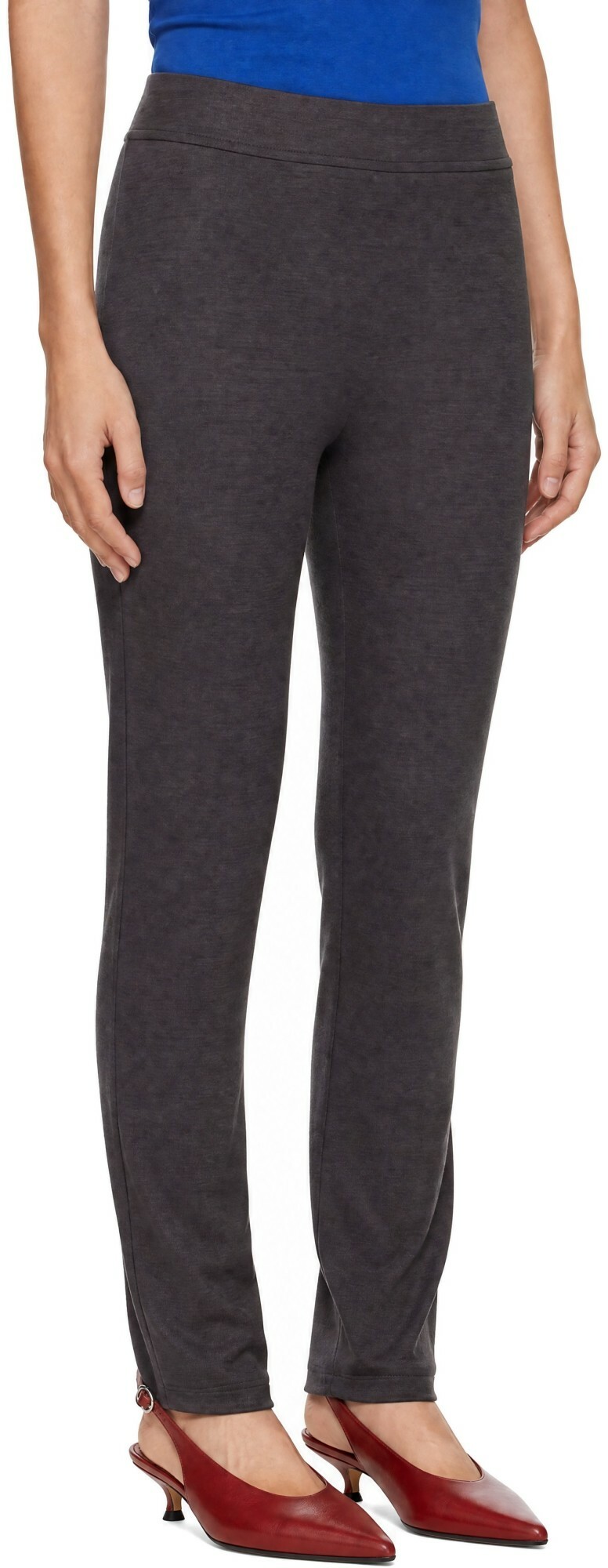 BAMBOU ROGER KWONG Gray Virgin Wool Jersey Caleçon Pants