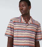 Missoni Zig Zag cotton-blend bowling shirt