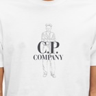 C.P. Company Men's British Sailor T-Shirt in Gauze White
