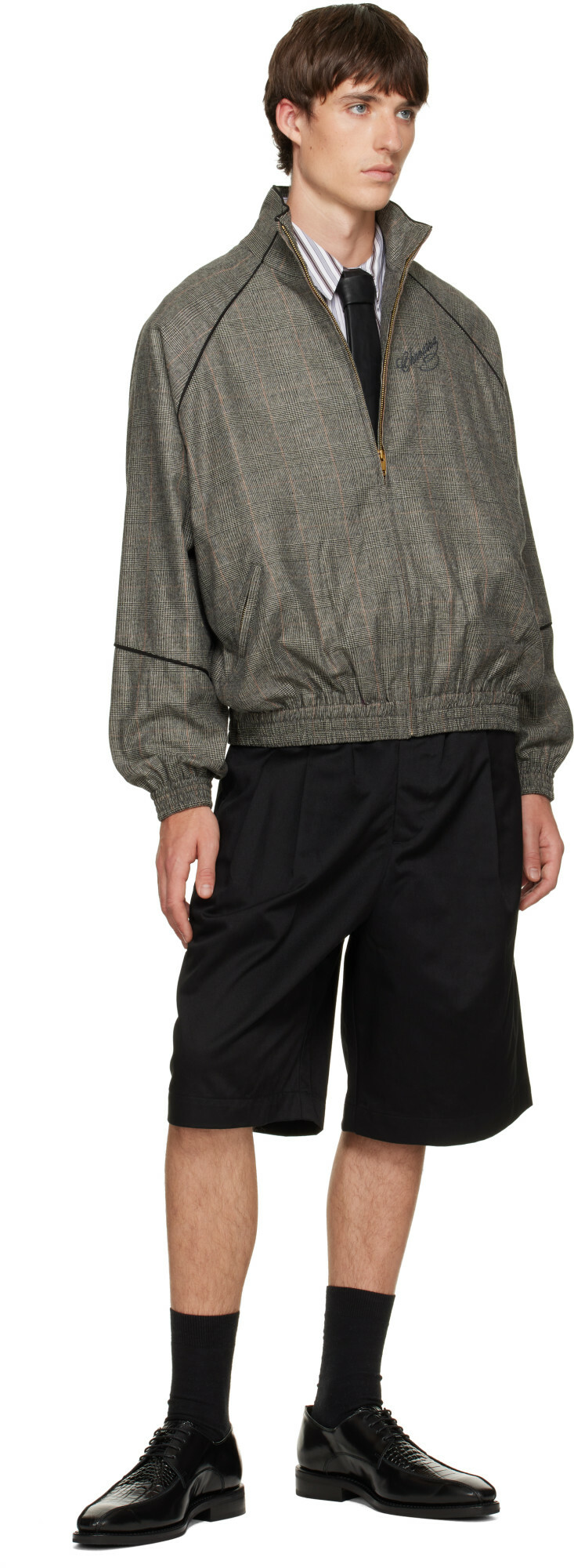 WILLY CHAVARRIA Gray Ruff Rider Track Jacket