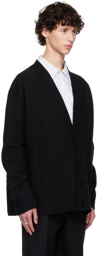 Jil Sander Black Oversized Cardigan