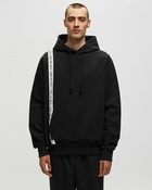 Helmut Lang Stripe Hoodie Black - Mens - Hoodies