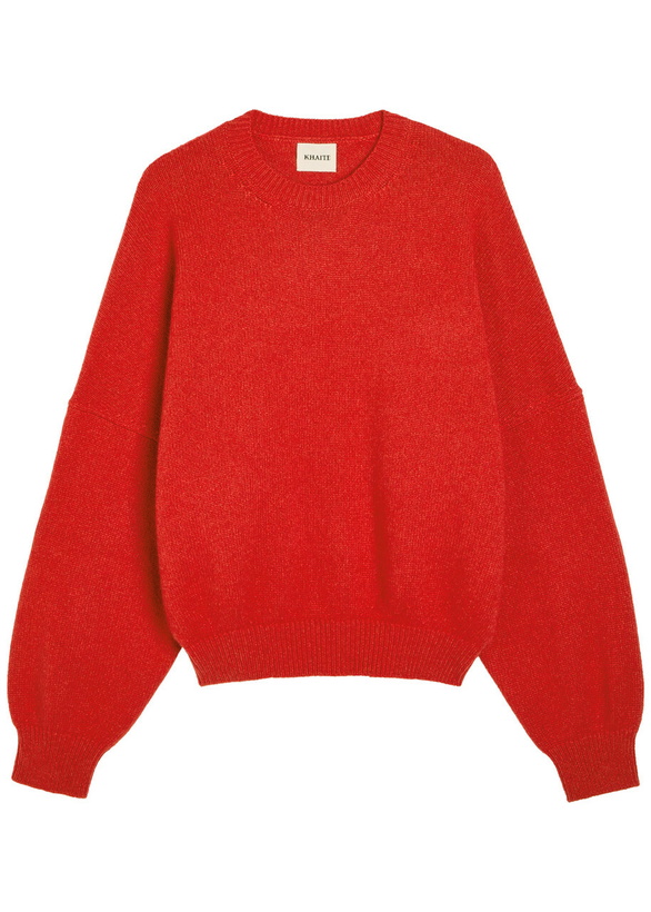 Photo: Khaite Margaux Cashmere Jumper Orange