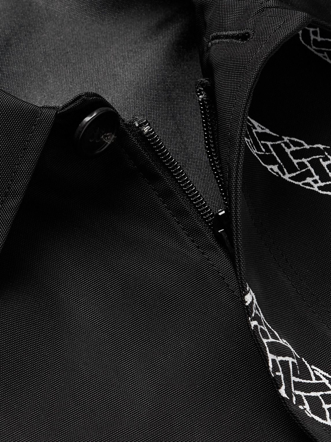 Undercover - Neon Genesis Evangelion Printed Nylon Coat - Black