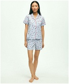Brooks Brothers Women's Cotton Poplin Floral Pajama Set
