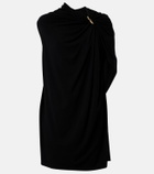 Sportmax Draped crêpe minidress