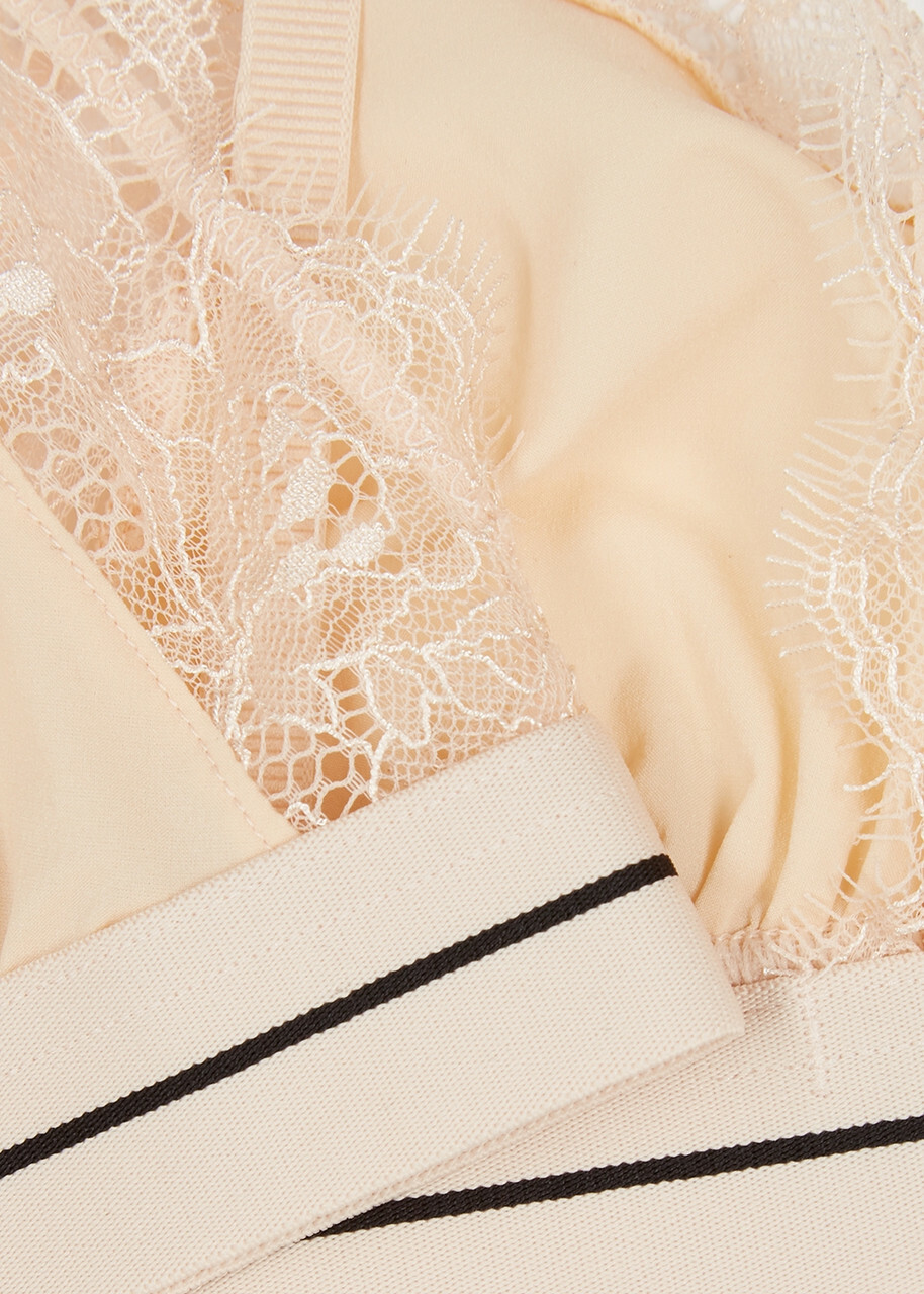 Love Stories Love Lace Almond Soft-cup bra Cream