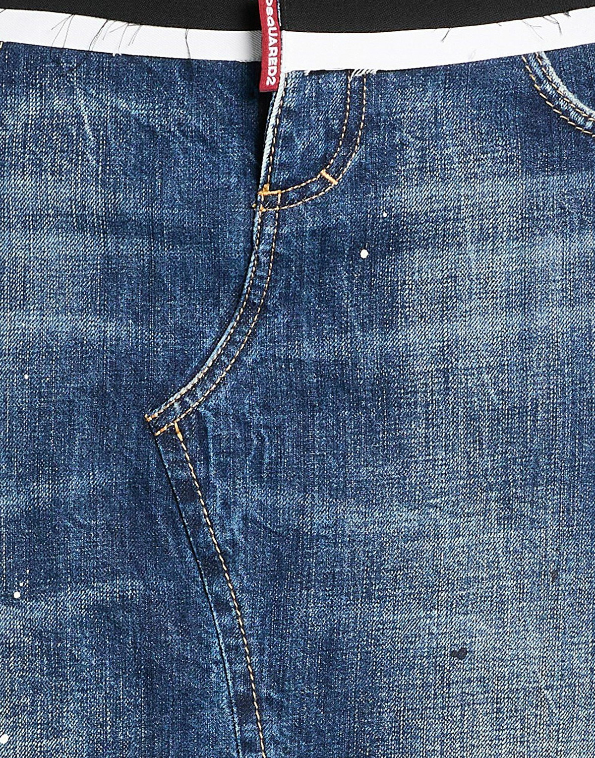 Dsquared2 Womens Denim skirt in Blue