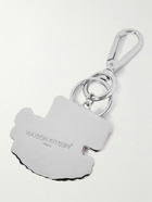 Maison Kitsuné - Palais Royal Silver-Tone and Enamel Keyring