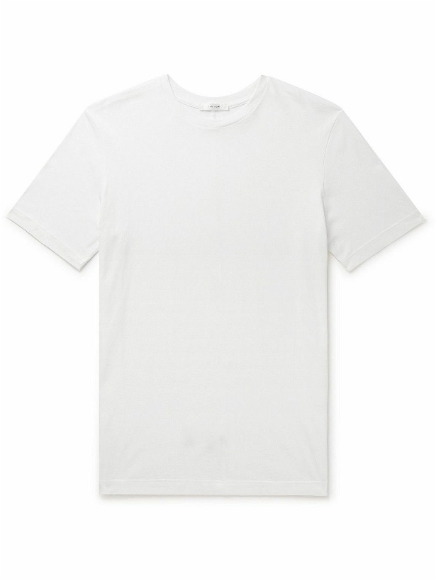 Photo: The Row - Luke Cotton-Jersey T-Shirt - White