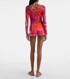 Pucci Iride ruffled shorts