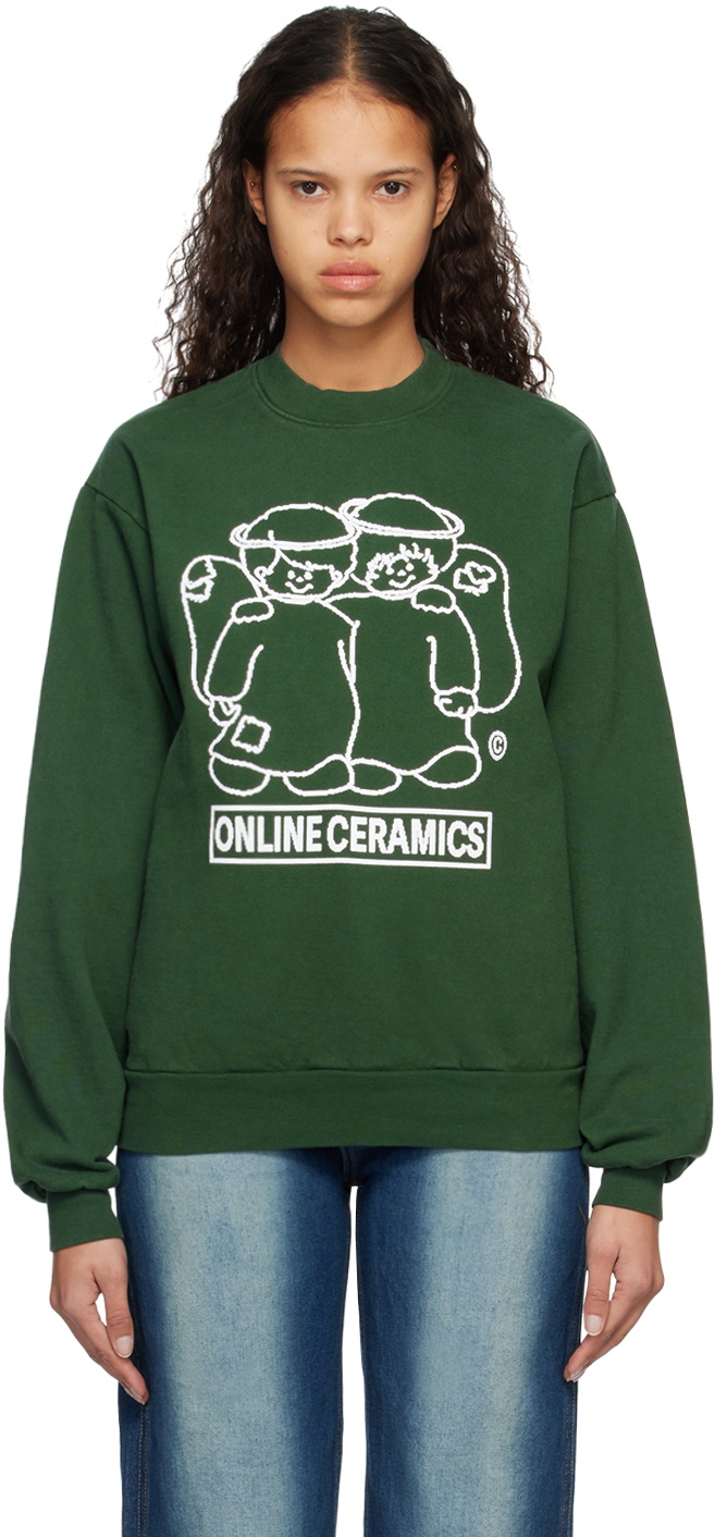Online Ceramics Green Every Step Is A Dance Sweatshirt Online Ceramics
