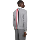 Thom Browne SSENSE Exclusive Grey Intarsia Cardigan