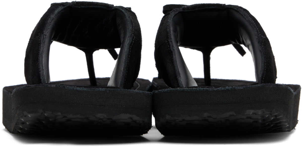 ABRA SSENSE Exclusive Black Platform Flip-Flops