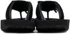 ABRA SSENSE Exclusive Black Platform Flip-Flops
