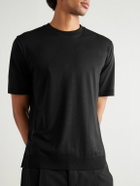 Altea - Cecil Lyocell and Cotton-Blend Jersey T-Shirt - Black