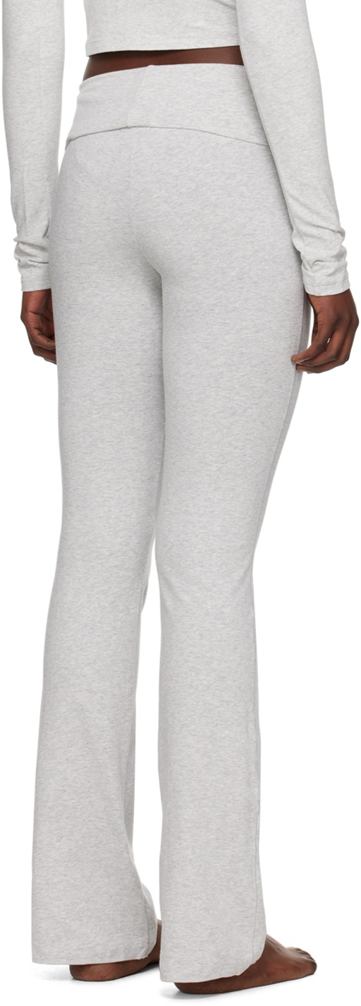 SKIMS Navy Cotton Jersey Foldover Lounge Pants - ShopStyle Lingerie
