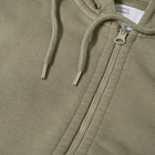 Colorful Standard Men's Classic Organic Zip Hoodie in Dusty Olive