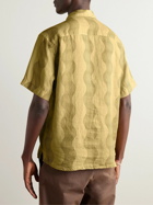 Frescobol Carioca - Castro Striped Linen Shirt - Yellow