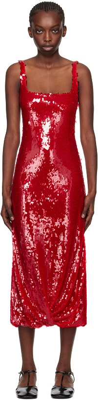 Photo: 16Arlington Red Sidd Midi Dress