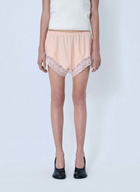 Chloé Lace Trim Jersey Shorts