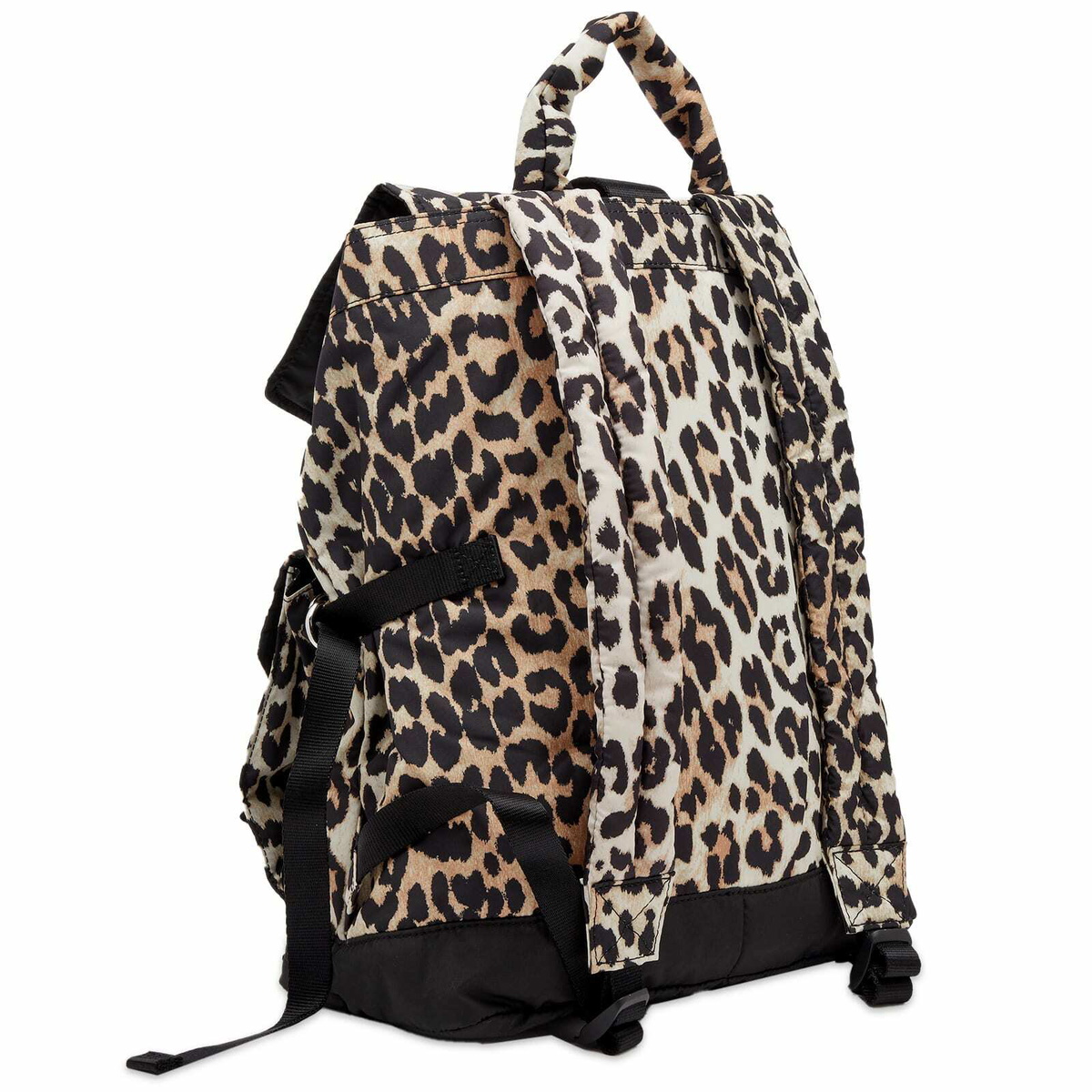 ★Ganni★ Recycle Tech Print Backpack Leopard A4757943 A4757 Ganni Leopard Tech Backpack - Print | Garmentory