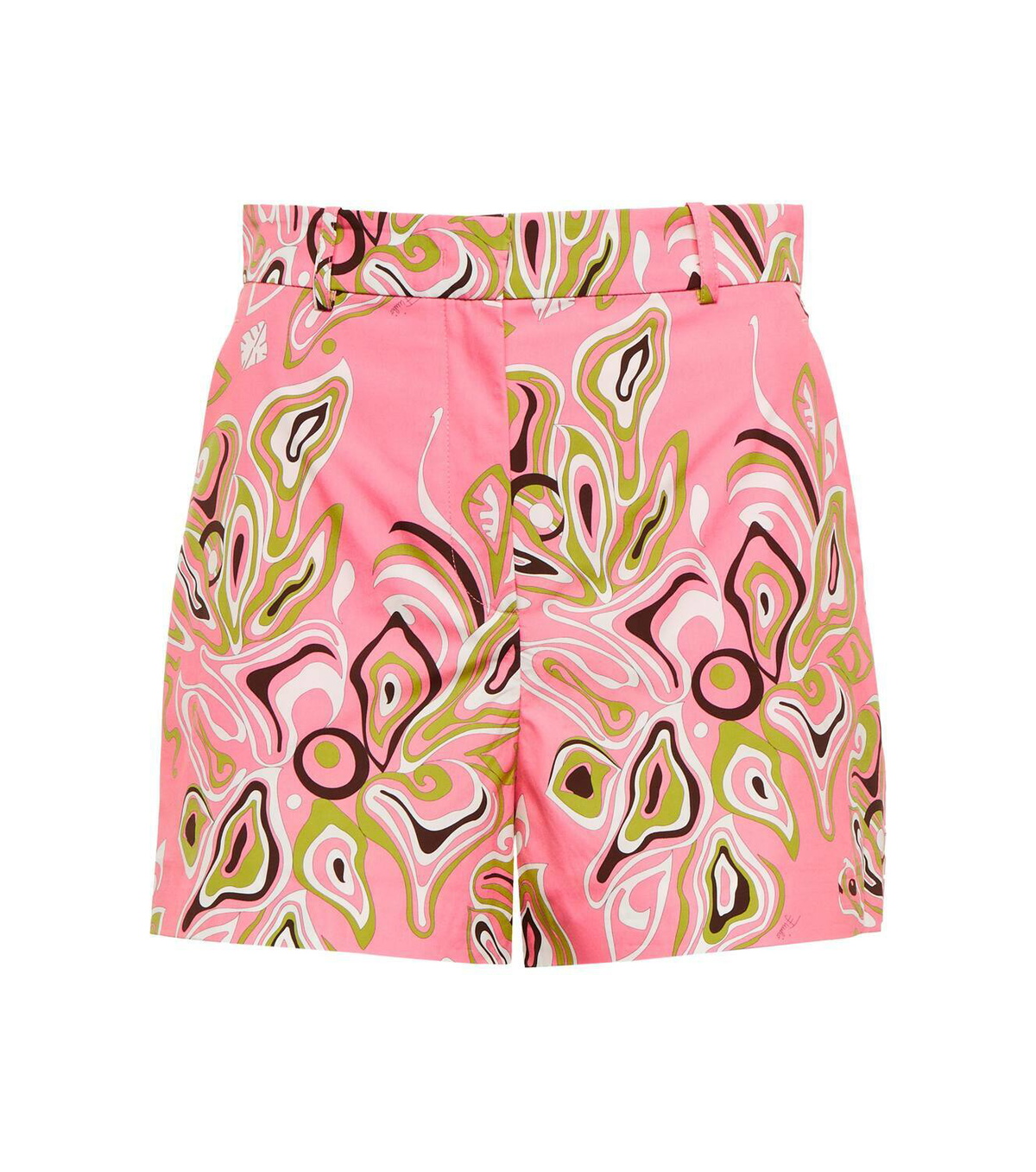 Pucci Printed cotton shorts