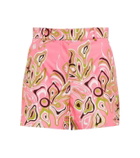 Pucci Printed cotton shorts