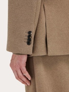 Ferragamo Mens Jersey interlock blazer in Beige