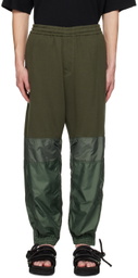 UNDERCOVER Khaki Paneled Sweatpants