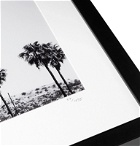Sonic Editions - Framed 2015 Stephen Albanese Hollywood Palm Trees Print, 16" x 20" - Black